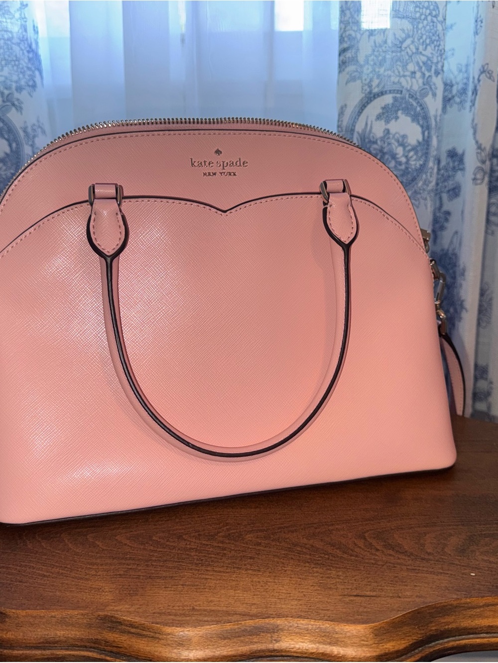 Kate Spade New York Pink Dome Satchel Crossbody Handbag